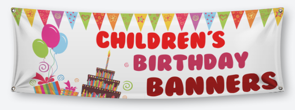 Custom Children's Birthday Banners