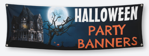 Custom Halloween Banners