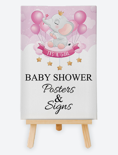 Baby Shower Posters and Signs